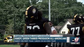 Mizzou’s Hardy and Green earn Preseason All-America nods
