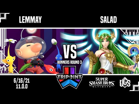 Tripoint Smash Test - Winners Round 3 - Lemmay(Olimar) Vs. Salad(Palutena)