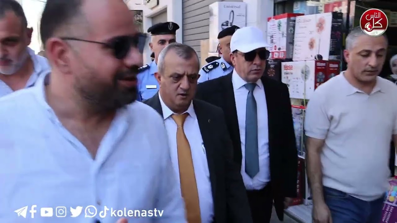 جولة ميدانية لمحافظ طولكرم د. عبد الله كميل، بمشاركة رئيس بلدية طولكرم نصر فقها والجهات المختصة ذات العلاقة، على أسواق المدينة