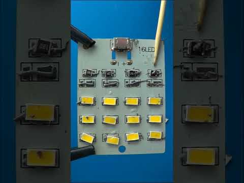 Easy installation of LED with solder paste. #smd #led #minilight