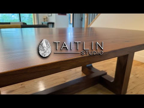 Creating a Beautiful Walnut Dining Table | Custom Design & Easy Assembly