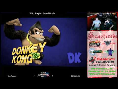 Smasherade Monthly #5 Smash 4 Singles - Vex (DK) vs Sandstorm (Ryu) - Grand Finals