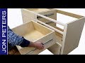 How to Build Kitchen Cabinets & Install Drawer Slides