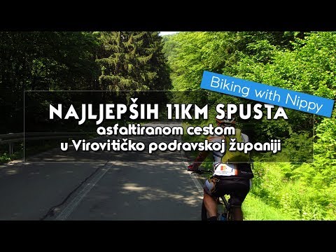 Najljepših 11km spusta asfaltiranom cestom u Virovitičko - podravskoj županiji