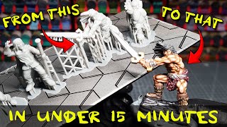 Paint HeroQuest Miniatures FAST with the Slapchop Technique