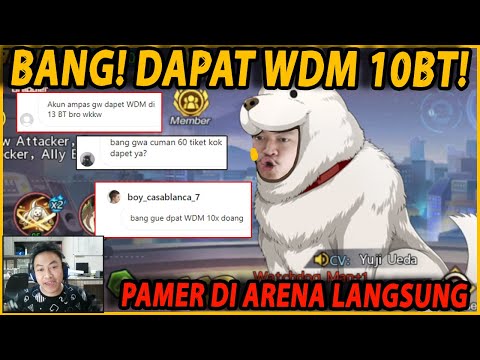 🔥🔥BANG 10 TICKET DAPAT WDM! LANGSUNG PAMER DI ARENA!! - ONE PUNCH MAN:The Strongest