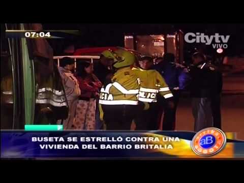 Arriba Bogotá: Buseta estrello contra una vivienda del barrio Britalia