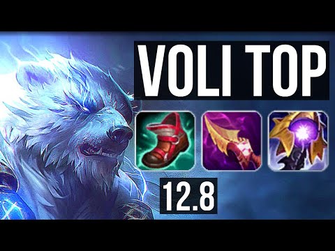 VOLIBEAR vs AKALI (TOP) | 8 solo kills, 1400+ games, 1.2M mastery | BR Master | 12.8