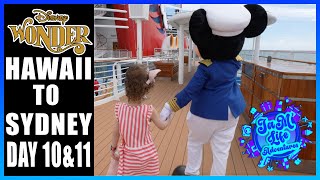 Disney Wonder Hawaii to Sydney Day 10 & 11: Fiji, Frozen Dinner & Palo
