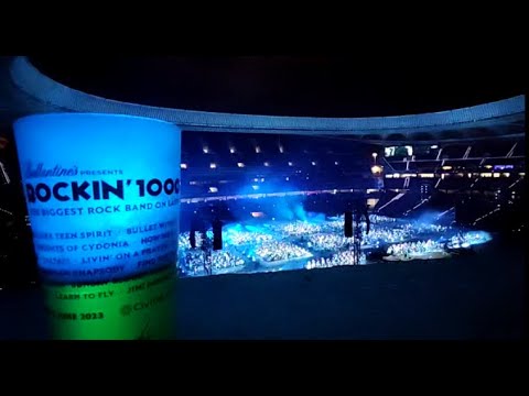 Rockin1000 Madrid. Concert at Civitas Metropolitano Stadium. June 3rd, 2023