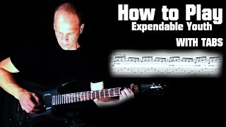How to play "Expendable Youth" (with Tabs)