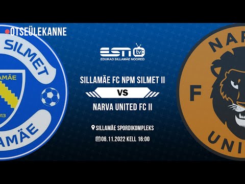 SILLAMÄE FC NPM SILMET II - NARVA UNITED FC II / SAALIJALGPALLI ESILIIGA / 06.11.2022 kell 16:00