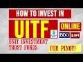 How to invest online in Philippine UITF unit investment trust fund for beginners