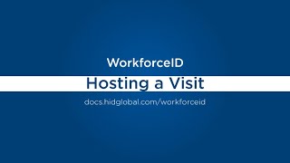 WorkforceID Visitor Manager video