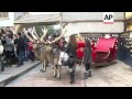 Shoppers And Shop Keepers In Christmas Village Feel The Pinch Of Austerity