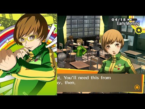 Persona 4 Golden: Chie Romance Max Social Rank (1 to 10) (All Dates & Romance Scenes)