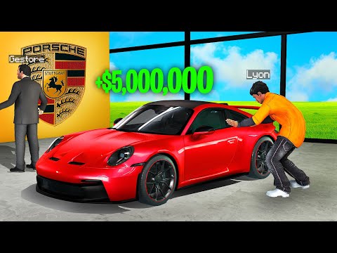 RUBO TUTTE LE PORSCHE DAL CONCESSIONARIO DI LUSSO SU GTA5!!