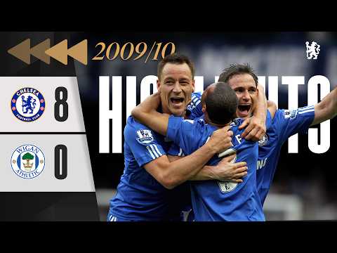 Chelsea 8-0 Wigan | Ashley Cole scores a STUNNER, Drogba secures the Golden Boot | Champions 2009/10