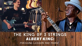 BLUES bending and phrasing in the style of ALBERT KING - Albert King Style Blues Licks