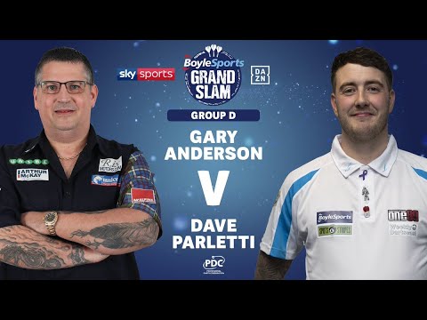 2019 Grand Slam of Darts  Anderson vs Parletti