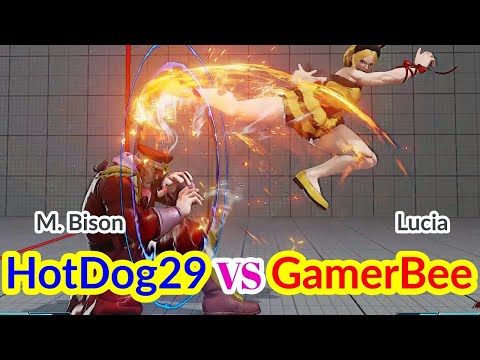 Street Fighter V: HotDog29 (M. Bison) VS GamerBee (Lucia)