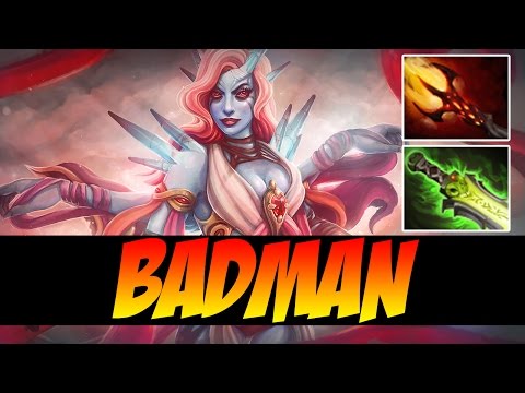 Badman Plays Queen of Pain WITH DAGON AND ETHEREAL - 7500 MMR - Dota 2
