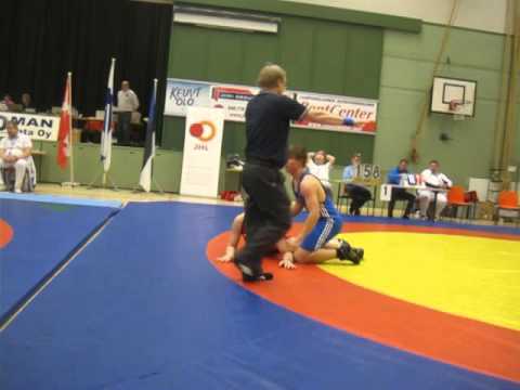 Juho Kempin ensimmäisen kilpailuottelun toinen erä