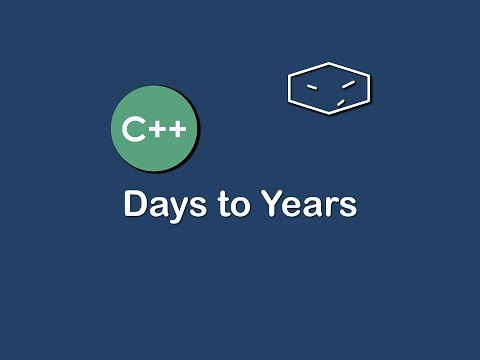days to years in c