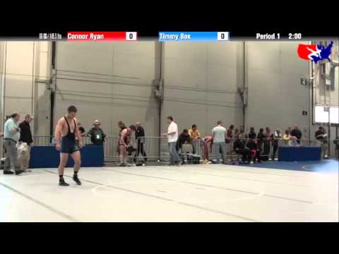 Connor Ryan vs. Timmy Box at 2013 Junior Nationals - FILA - FS