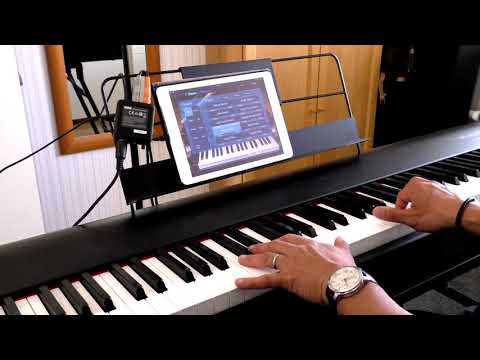 KORG Module iOS App for  iPad - Demo of Grand Pianos and EP:s