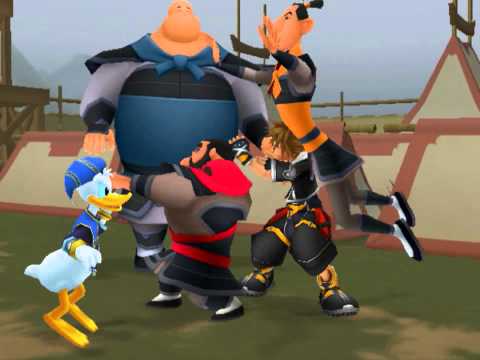 Kingdom Hearts II, English cutscene: 145 - Entering the Army - HD 720p