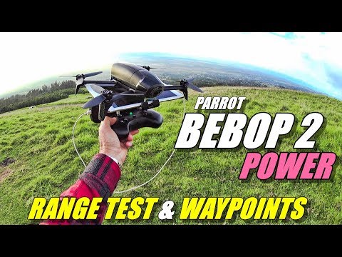 PARROT BEBOP 2 POWER Range Test & Auto Waypoint Missions