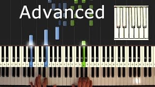 Bach - Prelude in C Major - Piano Tutorial Easy - Bach - how to play (synthesia)