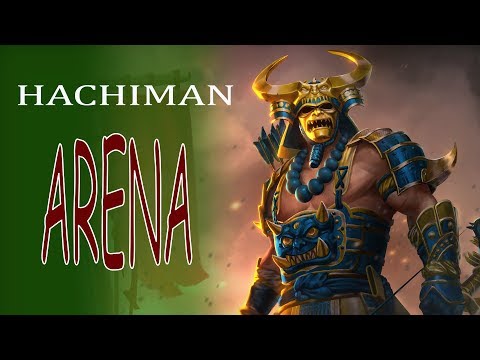Hachiman en la arena | SMITE | primeras partidas en la batalla de Dioses | KFGamer