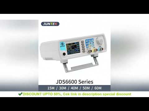 JDS6600 15/30/40/50/60MHz DDS Function Signal Generator/Source Dual/2-CH Frequency Meter Arbitrary W