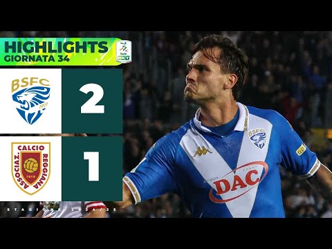 Brescia-Reggiana 2-1 | VERRETH nel finale porte le Rondinelle alla salvezza | HIGHLIGHTS Serie BKT