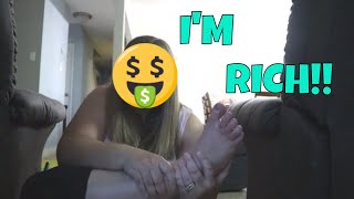 I SOLD FOOT PICS FOR A WEEK AND MADE $____