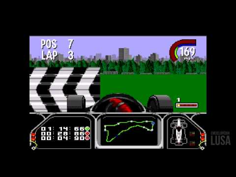 Newman Haas IndyCar featuring Nigel Mansell Megadrive