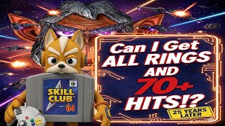 Star Fox 64's Flawless ALL RINGS & 70+ HITS Challenge! (Pure N64 Mastery?) Skill Club 64 Challenge