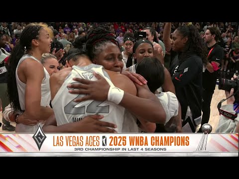 THE ACES WIN THEIR 3RD WNBA CHAMPIONSHIP IN 4 SEASONS 🏆 | WNBA on ESPN