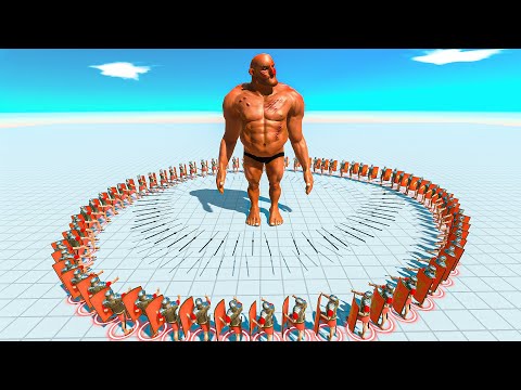 Roman Spear One Shot Every Unit - Animal Revolt Battle Simulator
