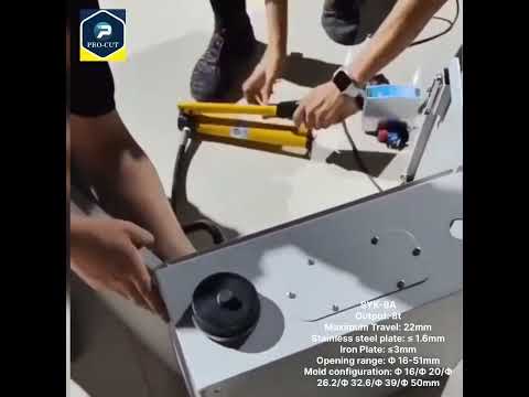 𝑯𝒚𝒅𝒓𝒂𝒖𝒍𝒊𝒄 𝑲𝒏𝒐𝒄𝒌𝒐𝒖𝒕 𝑷𝒖𝒏𝒄𝒉 SYK-8A Output: 8 tons #handtools #automobile