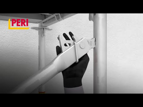 ANWENDUNG | PERI UP Fassadengerüst – Sichere Montage der Diagonale mit wenigen Handgriffen