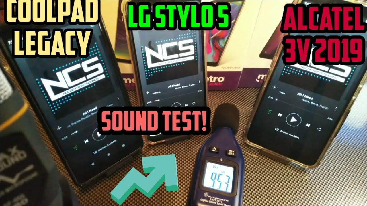 Coolpad Legacy Vs Lg Stylo 5 Vs Alcatel 3v 2019 | Sound test!! which is the loudest?
