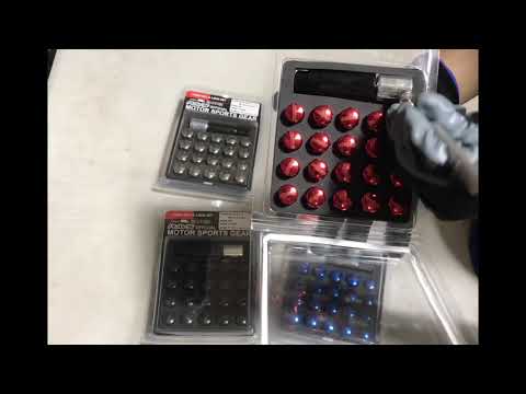 Rays Lugnuts(Short tip)all steel M12x1.5 thread pattern