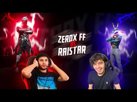 Zerox FF🥷🏻 Vs New Raistar🐰| 1v1 Fight on Live🔥