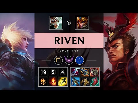 Riven Top vs Jarvan IV: Quadra Kill, Legendary - EUW Master Patch 14.20