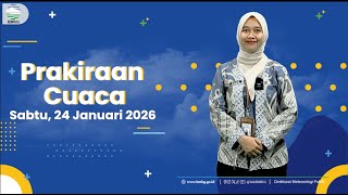 Laporan Cuaca 24 Januari 2026: Banten hingga Papua Siaga Hujan Sangat Lebat, Pantau Bibit Siklon 91S