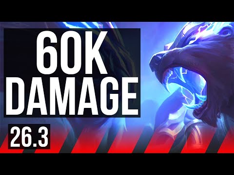 VOLIBEAR vs YONE (TOP) | 60K damage | KR Master | 26.3