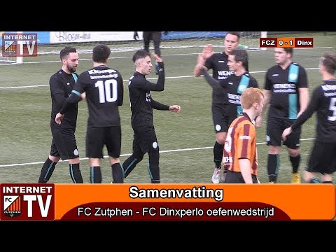 Samenvatting FC Zutphen - FC Dinxperlo oefenwedstrijd (0-1)